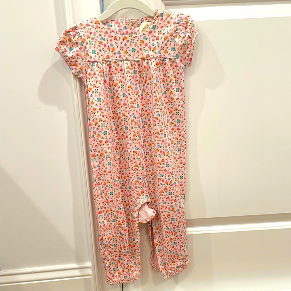 Colorful Floral Baby Romper